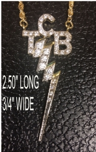LARGE TCB NECKLACE ALL CZ